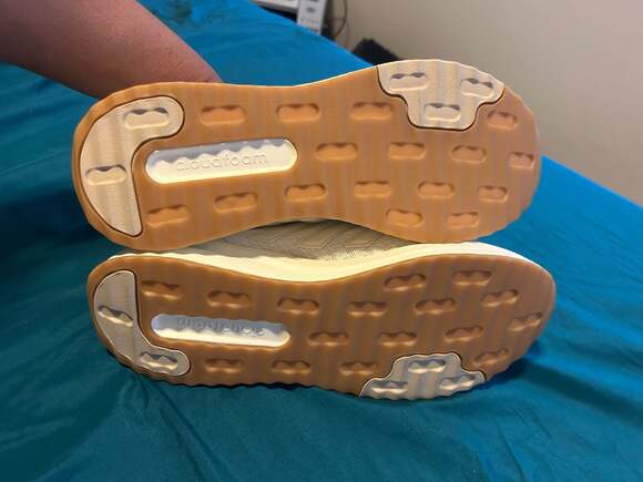 adidas Women's X_PLR Path Shoes in Wonder White / Off White / Gum - Picture 7 of 7